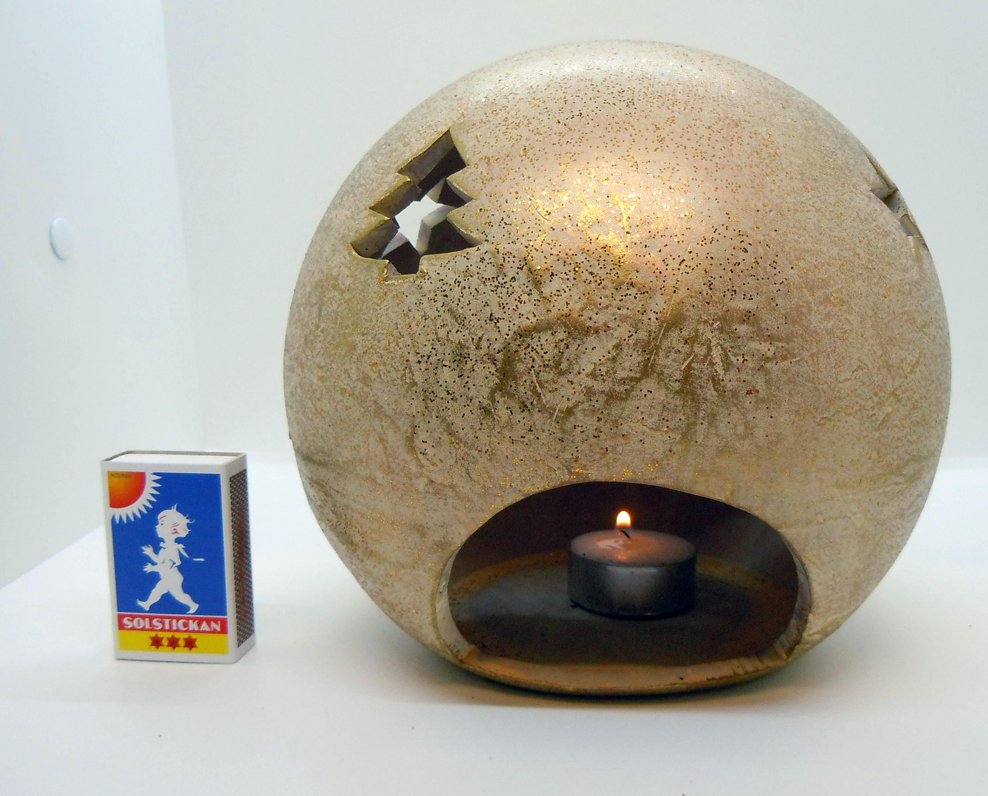 Ljuslykta Boll för värmeljus, stor - 2