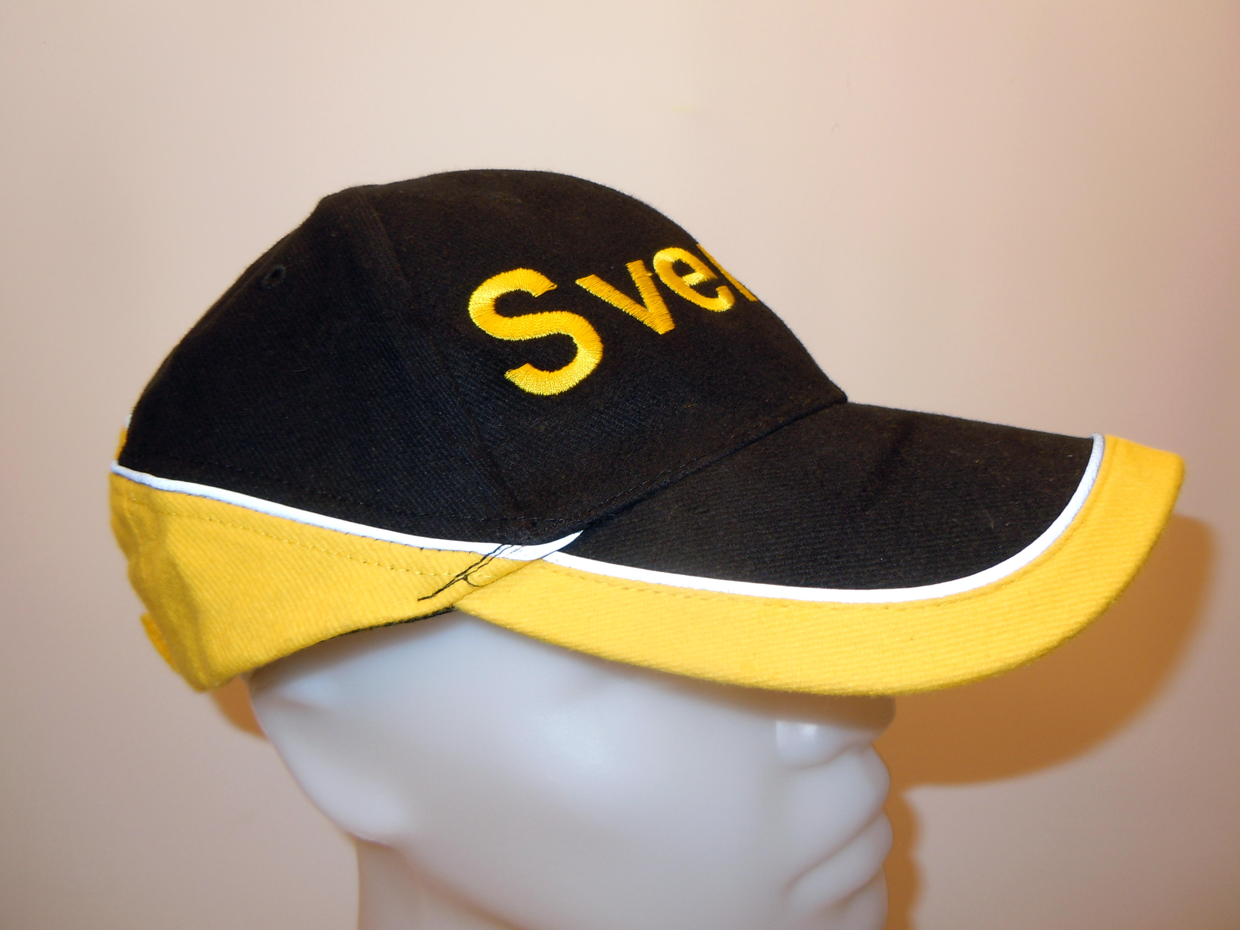 Keps Gul & Svart med Brodyr Sverige - 2