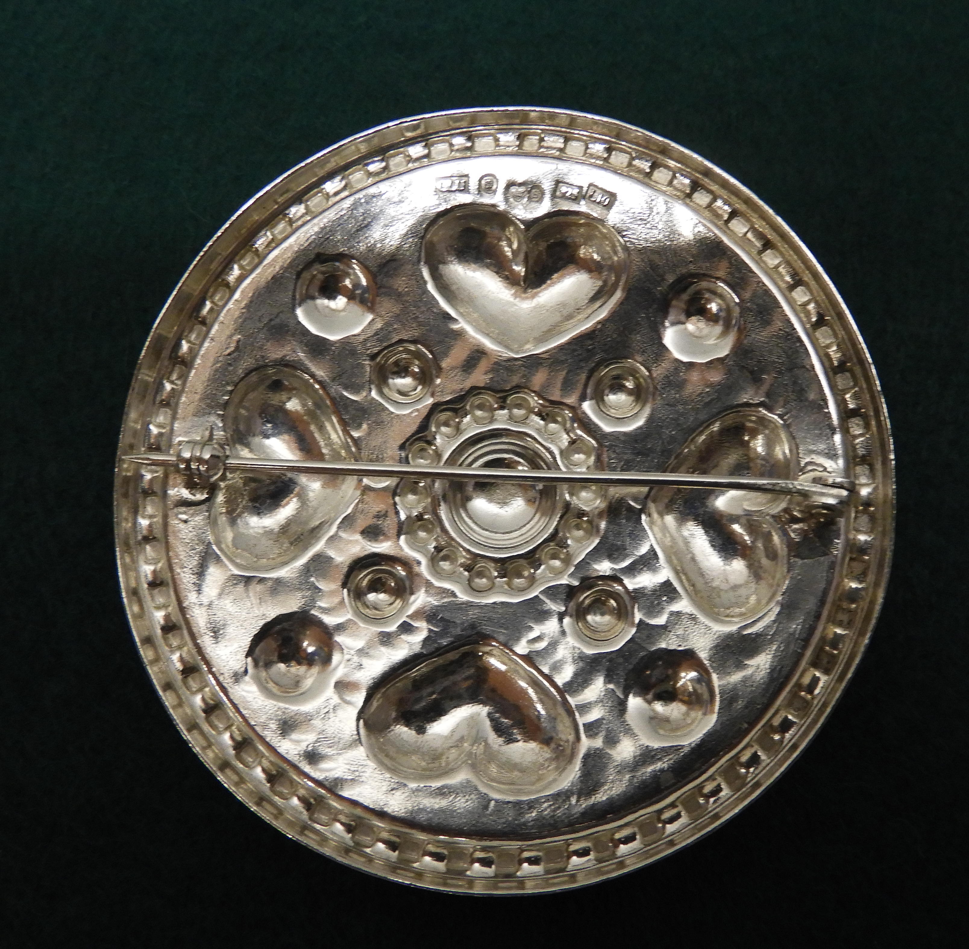 Midjespänne som Brosch i Silver - 2