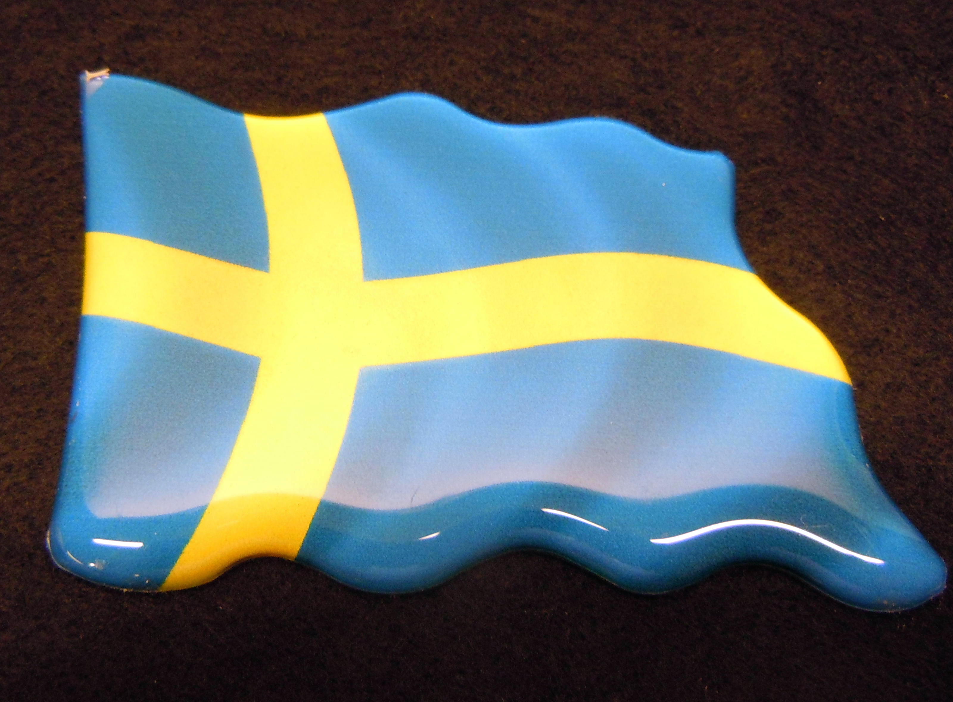 Sverige flagga Kylskåpsmagnet