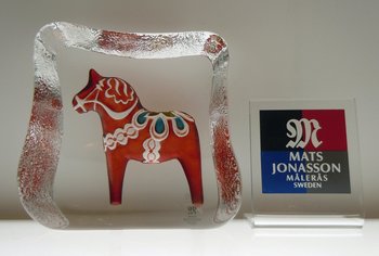 Dalahäst Röd, mellan modell