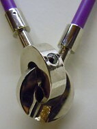 Magnet halsband,  Lila band