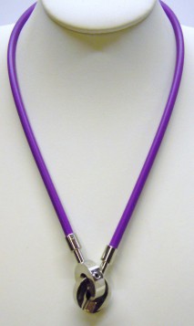Magnet halsband,  Lila band - 2