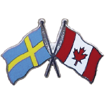 Pin Sverige/Canada