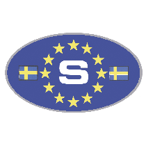 Dekal oval S-Europa