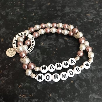 Armband Mamma/Mormor, Fri frakt