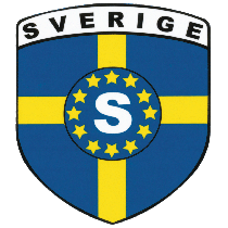 Dekal Sverige Flagga m. EU