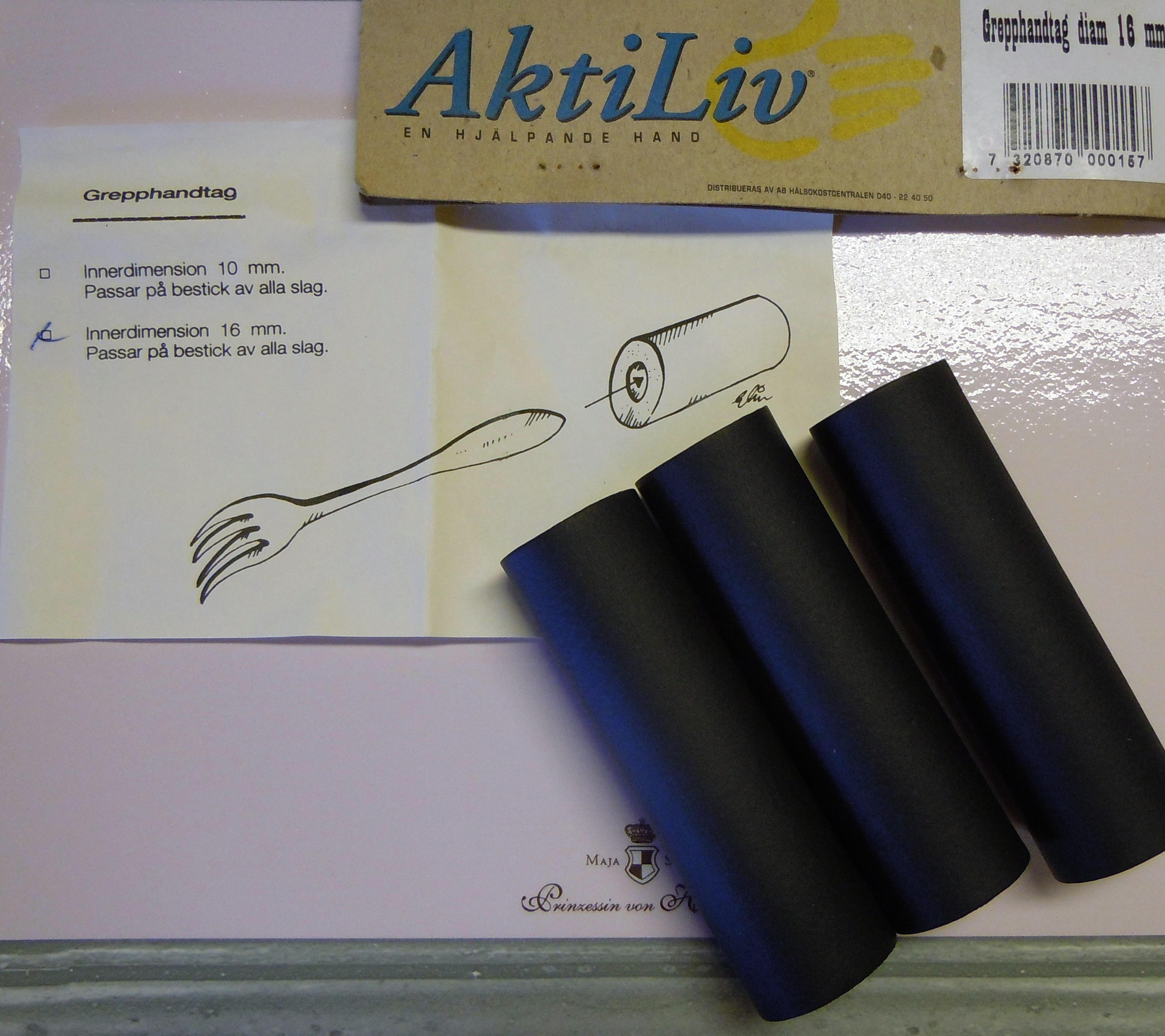 Grepphandtag diam 16 mm 3 pack.
