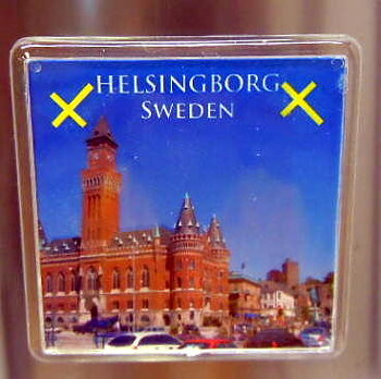 Helsingborg Sweden Kylskåpsmagnet
