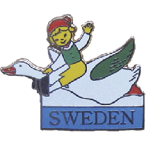 Pin Nils Holgersson, Sweden