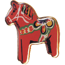 Pin Dalahäst , 23 mm