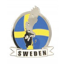 Flagga med Karta, Sweden