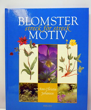 BLOMSTER streck för streck MOTIV