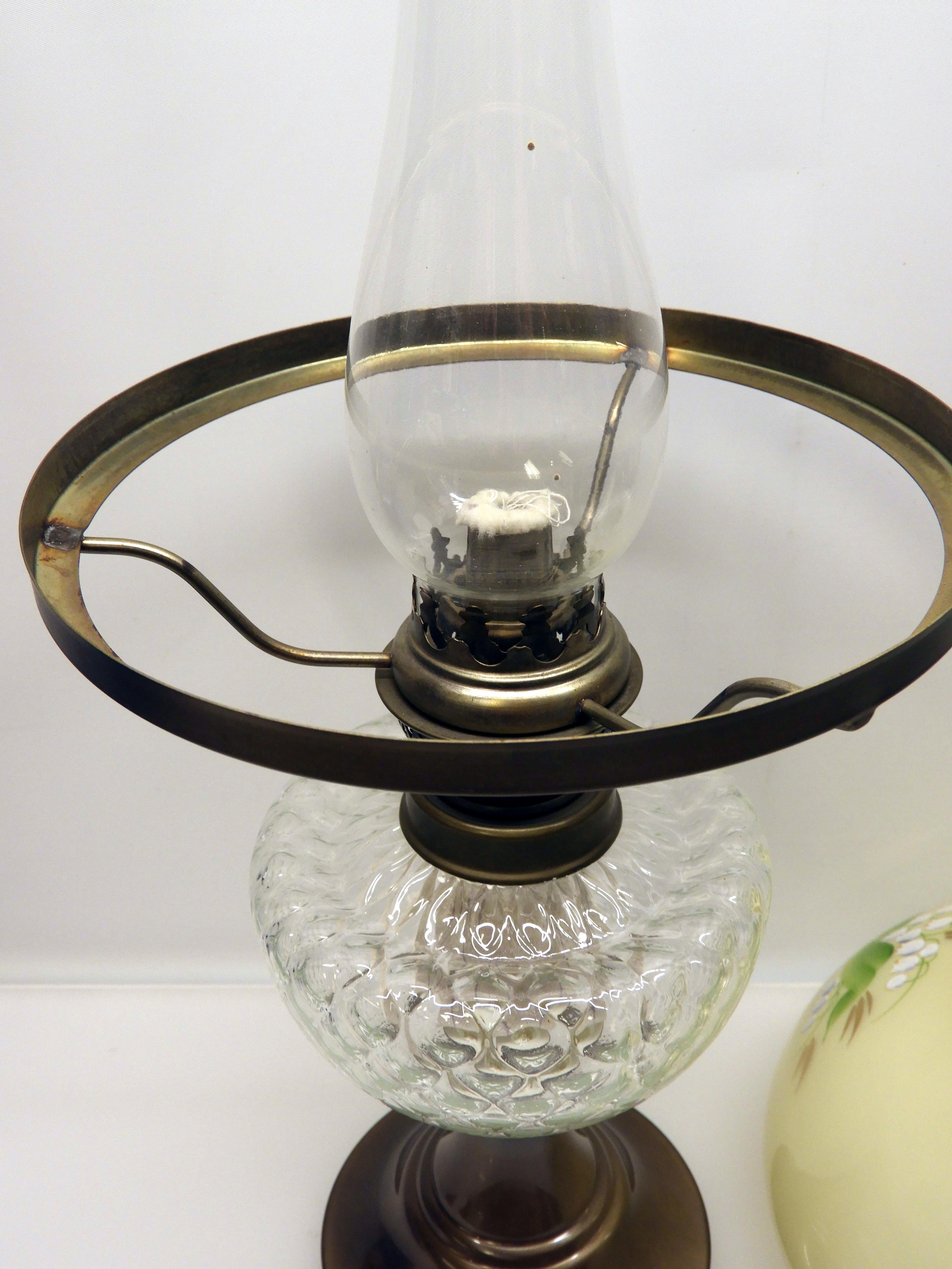 Fotogenlampa Rosdala glas liljekonvalj - 3