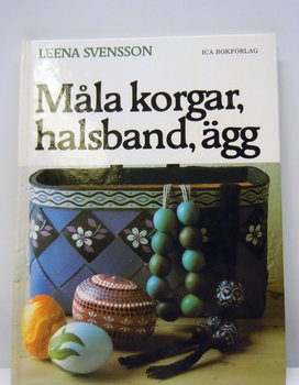Måla korgar, halsband , ägg