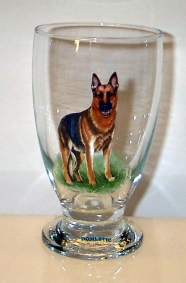 Hund Glas, Allglas 34 cl. Schäfer