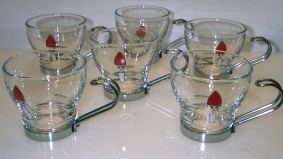 6 st Glöggmuggar i glas - 2