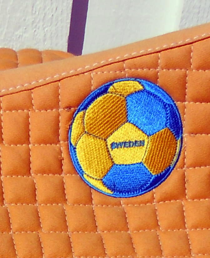 Vojlock med broderad Sweden fragga - 2