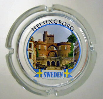 Helsingborg Askfat i glas