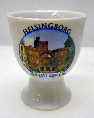 Helsingborg Äggkopp i porslin