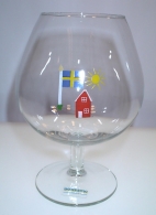 Röd Stuga, Cognac glas, Design K.A.