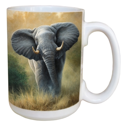 Elefant på mugg 42,6 cl.