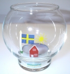 Röd Stuga, Ljuslykta, Design K.A.