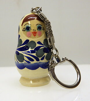 Babushka Docka Nyckelring i