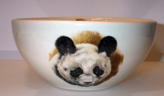 Panda djup tallrik - 2