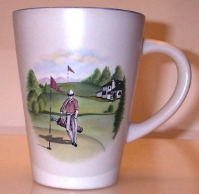 Mugg Golf På green 5