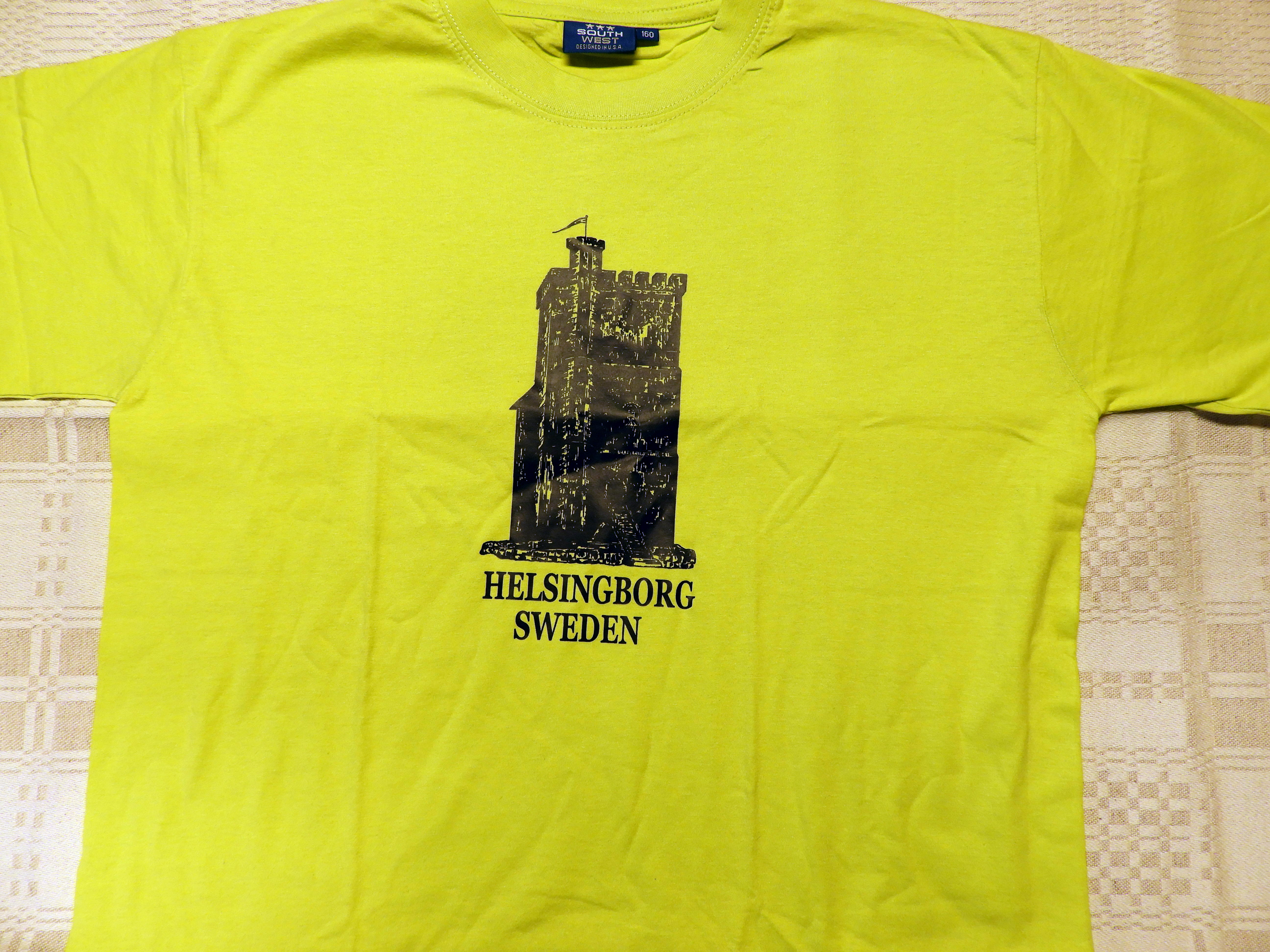 T-Shirt Lime Grön, Helsingborg Kärnan