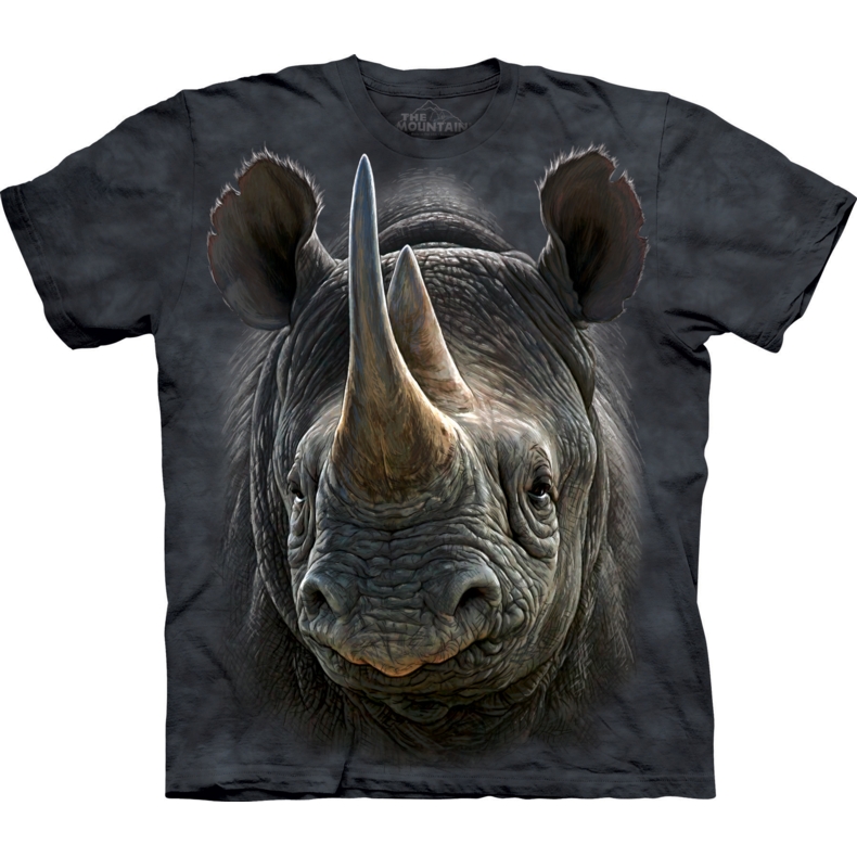 Afrikans Svart Noshörning T-shirt - 3