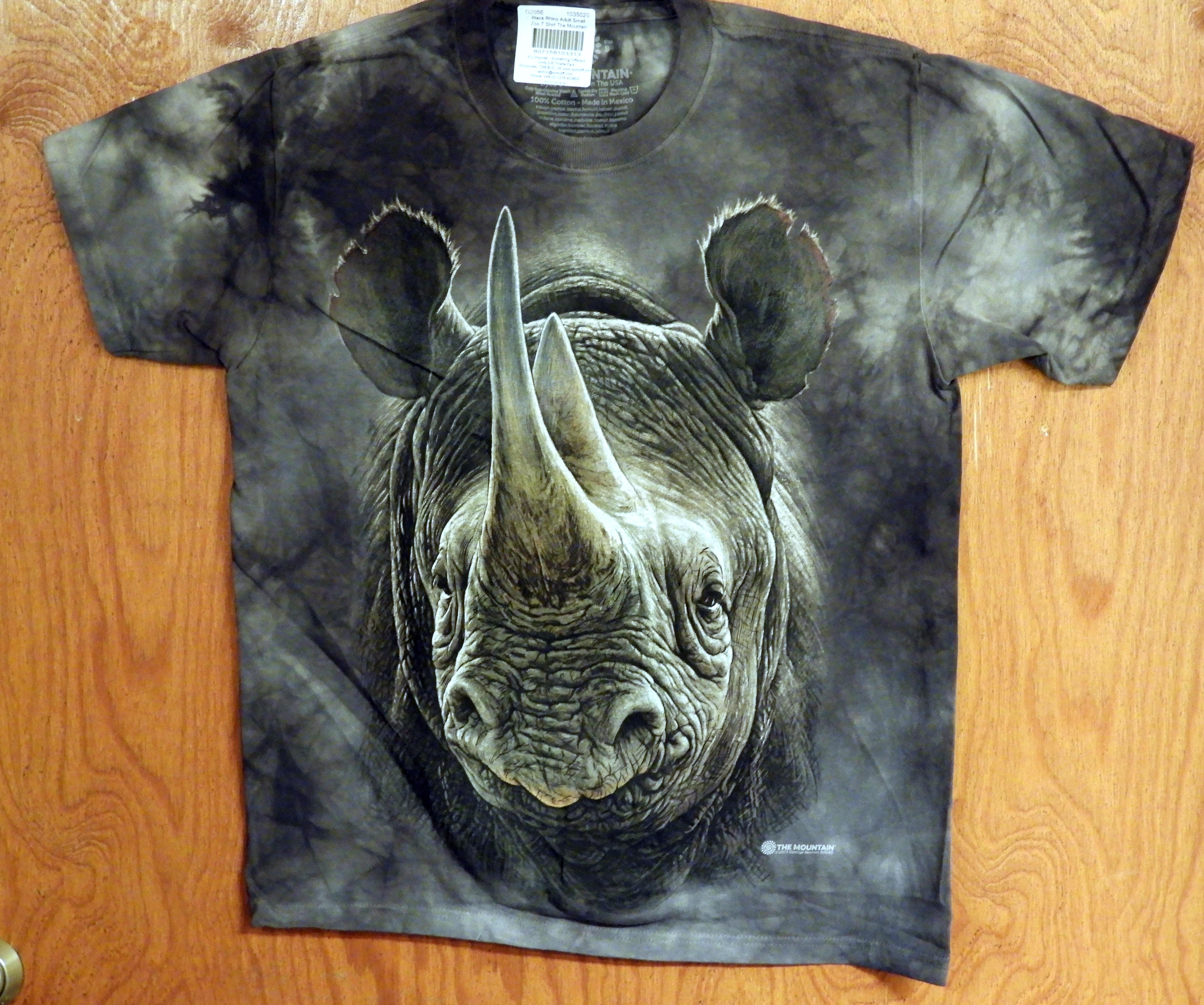 Afrikans Svart Noshörning T-shirt - 2