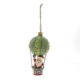 Santa In Hot Air Ballon