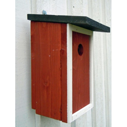 Fågelholk röd/vit/svart - 3
