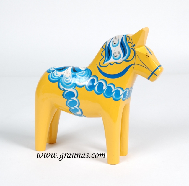 Dalahäst Gul Sverige-serien 25 cm 