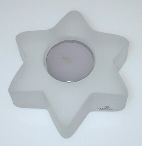 Stella ljusstake klar frost 95 mm