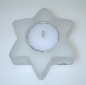Stella ljusstake klar frost 110 mm