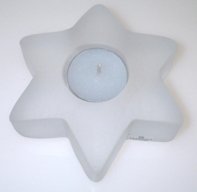 Stella ljusstake klar frost 125 mm