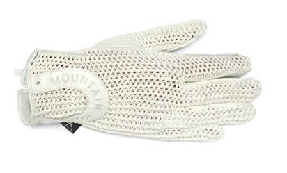 Ridhandske Mountain Horse Crochet II Vit