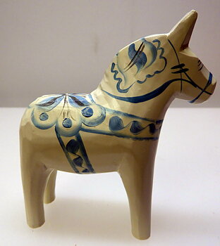 Dalahäst Pastell-serien 10 cm 