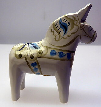 Dalahäst Pastell-serien 10 cm 