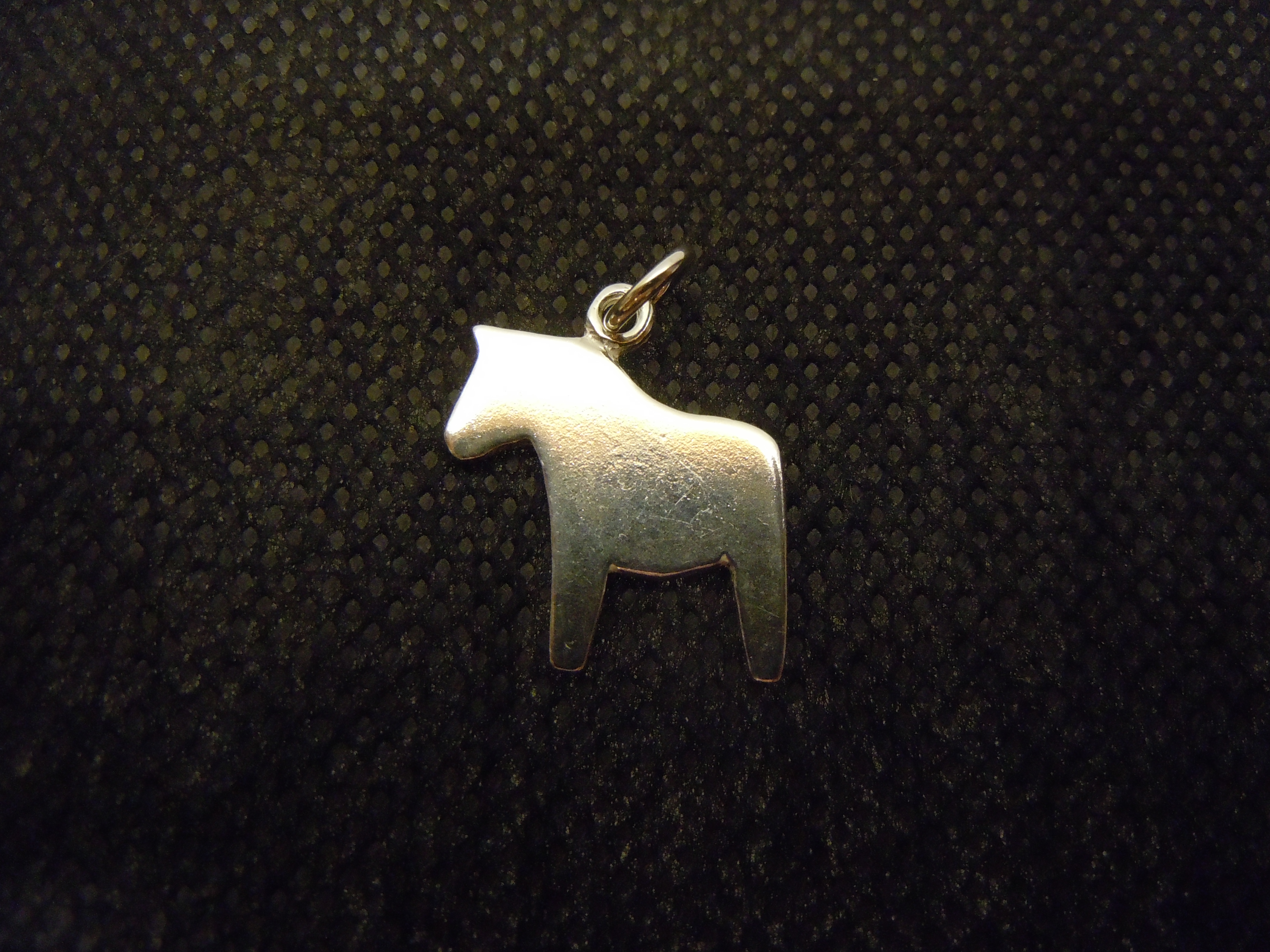 Hästberlock av Silver 16 mm platt - 2