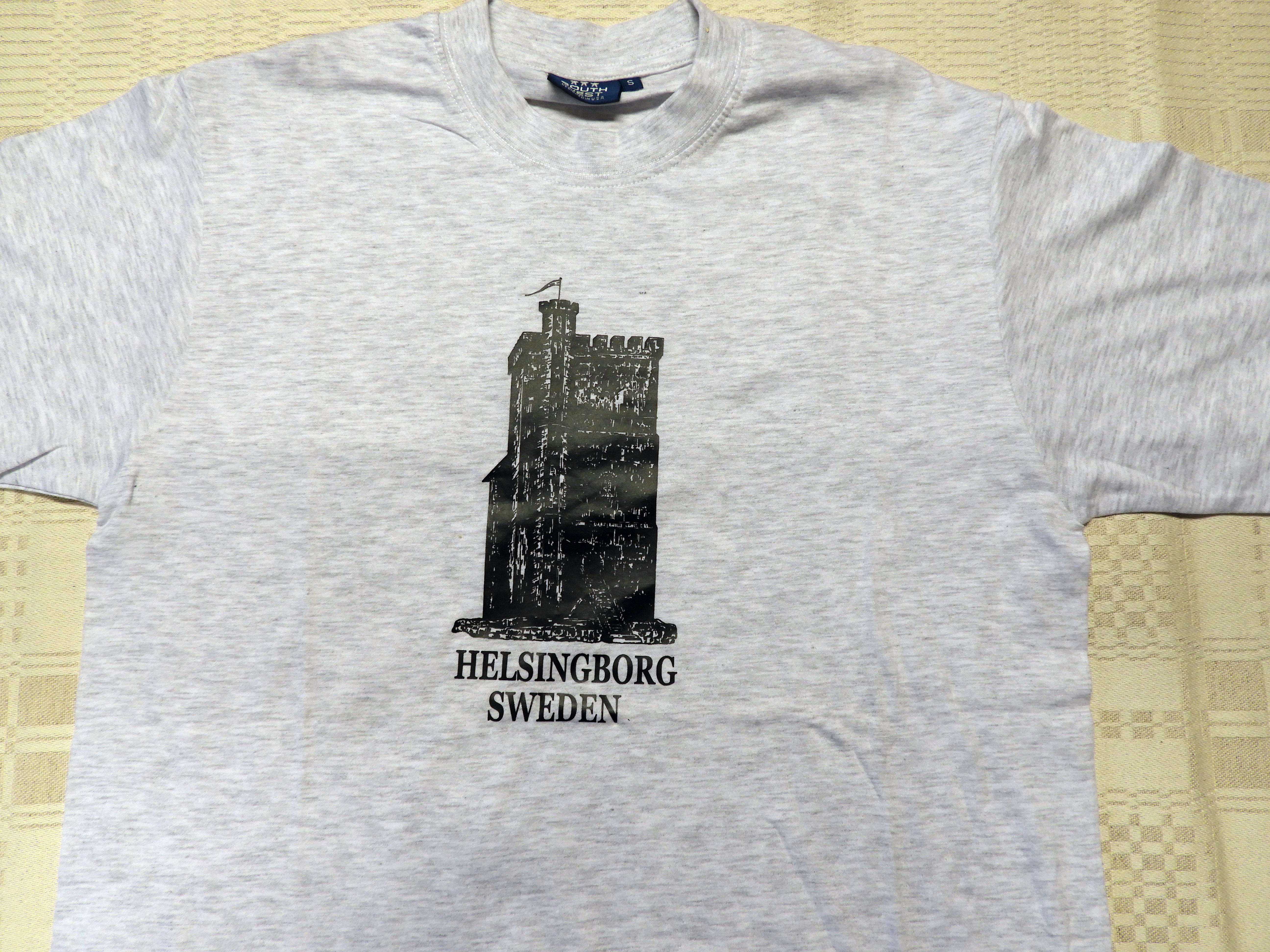 T-Shirt Grå, Helsingborg Kärnan