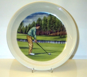 Tallrik  Golf På green 4