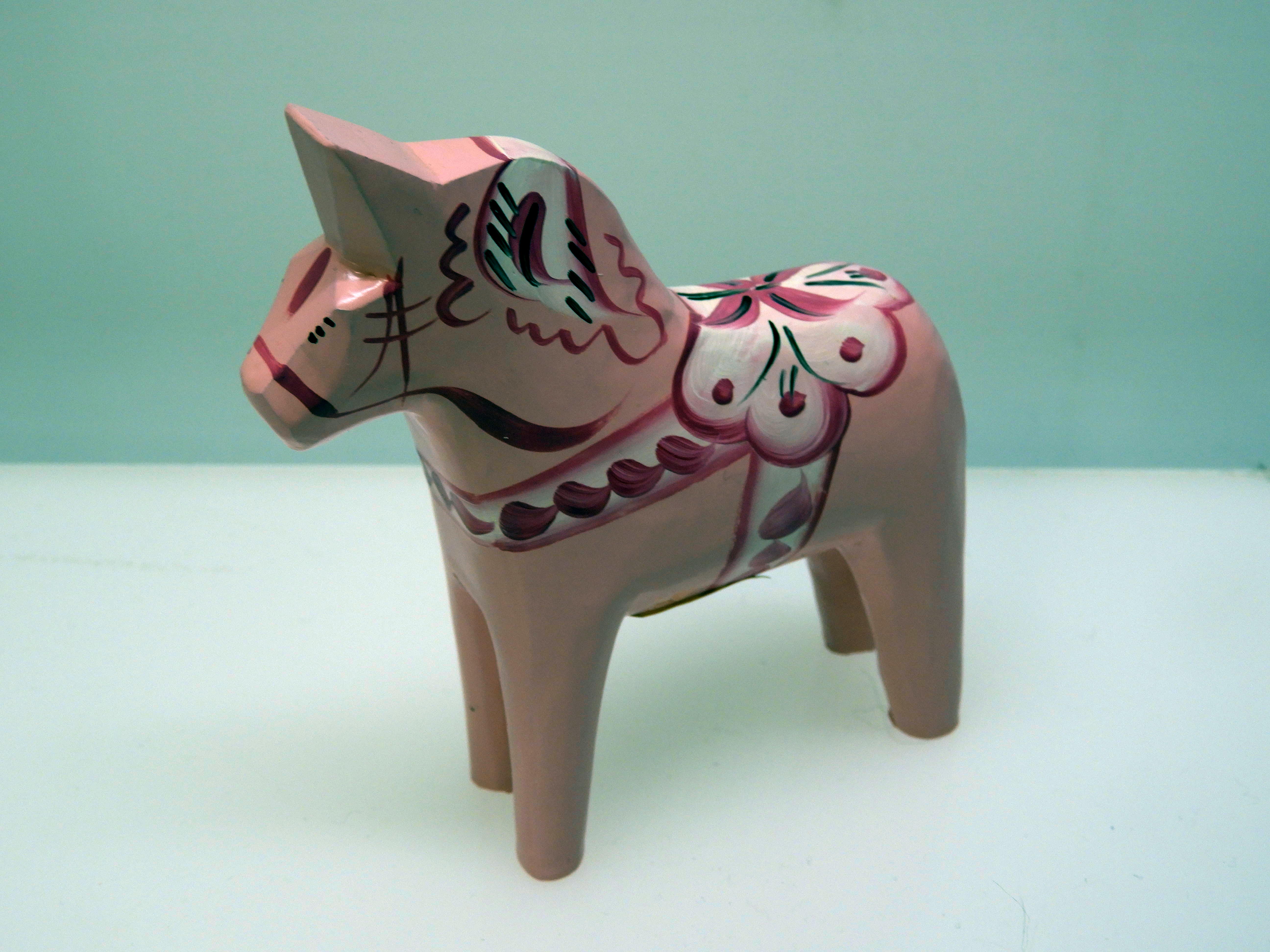 Dalahäst Baby-serien 10 cm Rosa