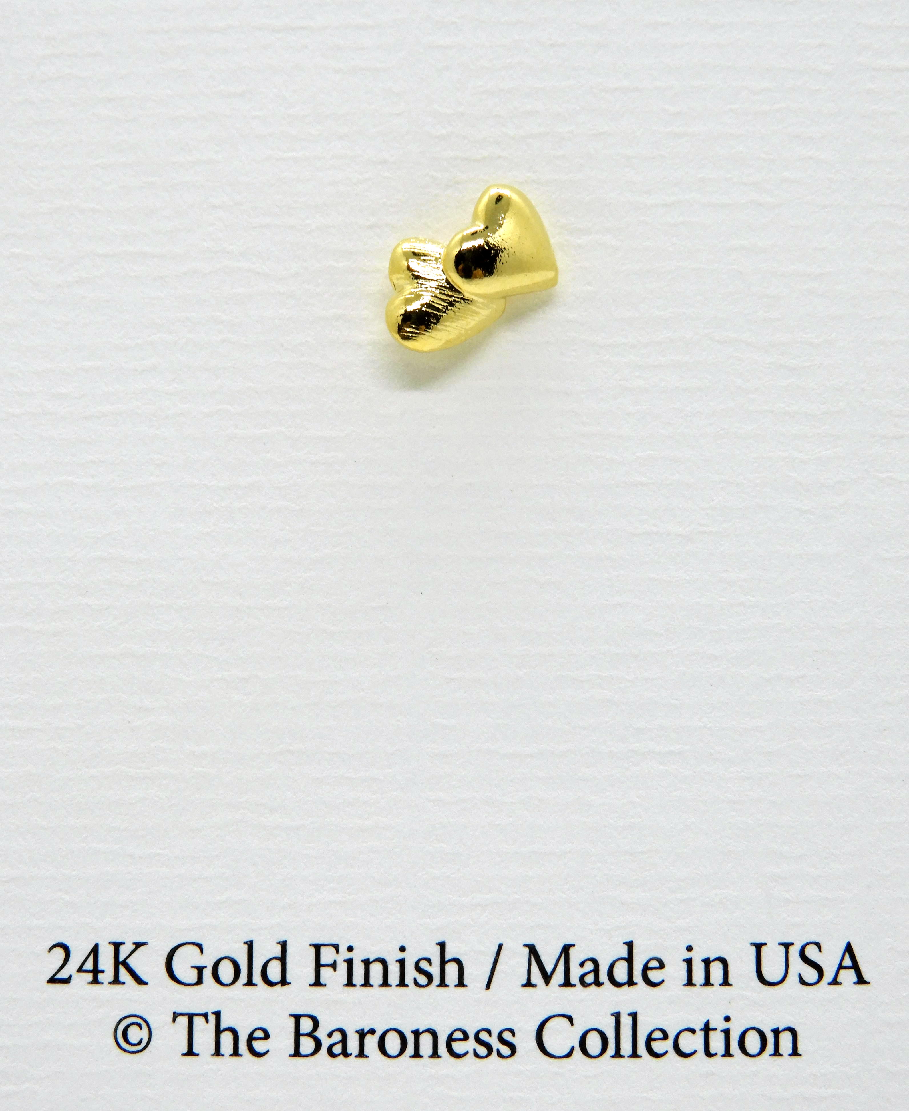 Pin med dubbel hjärta