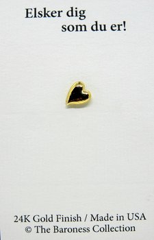Pin med enkel hjärta