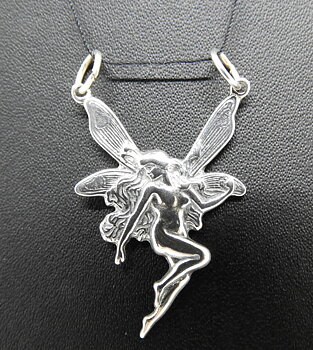 Berlock i Silver Ängel, dubbel fatning