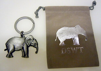 Elefant Nyckelring 